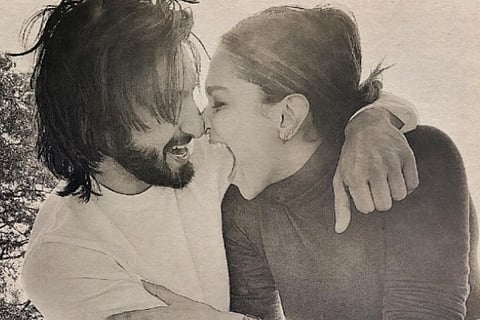 Bollywood stars Deepika Padukone and Ranveer Singh