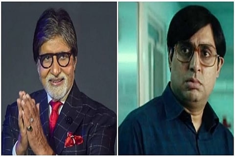 Proud dad Big B gushes over Abhishek's 'Bob Biswas' trailer