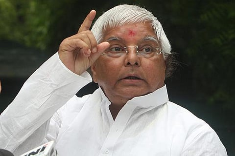 Former Bihar Chief Minister and Rashtriya Janata Dal (RJD) leader Lalu Prasad Yadav
