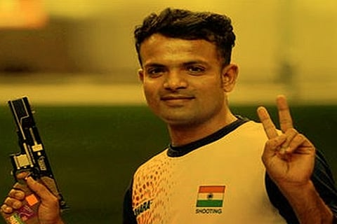2012 Olympics silver medallist Vijay Kumar (Image source: Twitter)