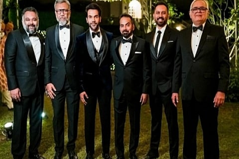 'Men in Black' at Rajkummar Rao's wedding reception