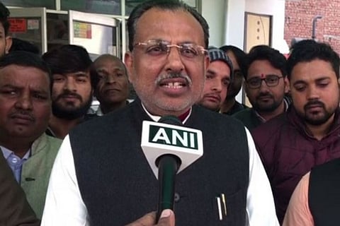 Uttar Pradesh Minister of State, Raghuraj Singh. Image courtesy: ANI