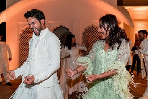 Rajkummar Rao with Patralekhaa.