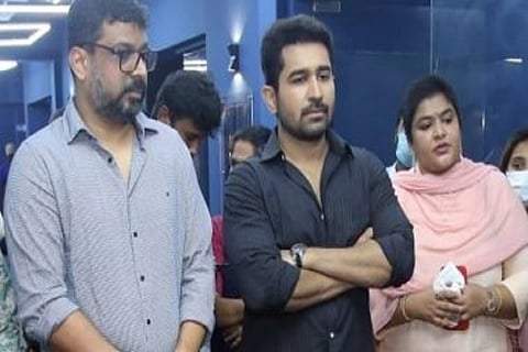 Vijay Antony's next film commences with puja