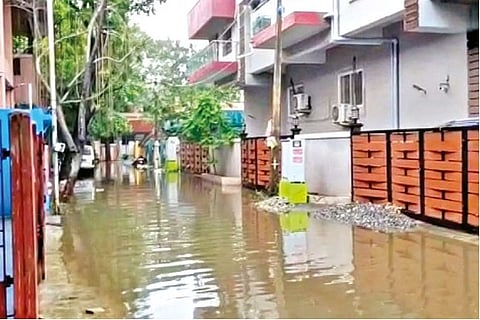 Heavy rains lead to flooded streets in Kolathur (File Photo)
