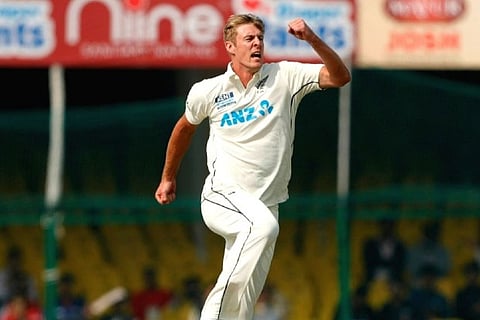 New Zealand Cricketer Kyle Jamieson (Image Courtesy: IANS)