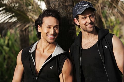 Tiger Shroff and Hrithik Roshan (Source: Twitter)