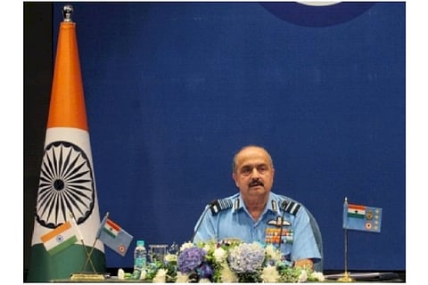 Indian Air Force chief Air Chief Marshal V.R. Chaudhari (Source: IANS)