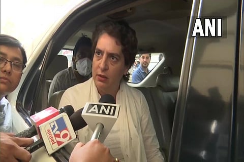 Congress leader Priyanka Gandhi Vadra (Image Courtesy: ANI)