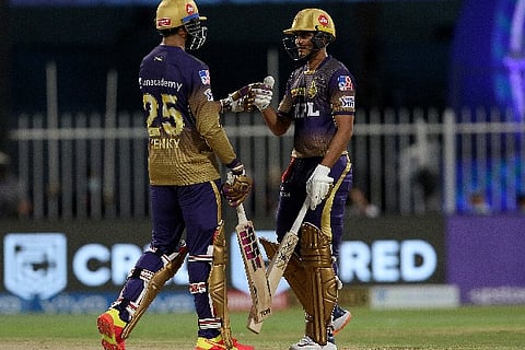 Venkatesh Iyer and Shubman Gill. Image Courtesy: Twitter - @IPL
