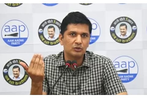 AAP MLA from Greater Kailash, Saurabh Bharadwaj (Source: IANS)
