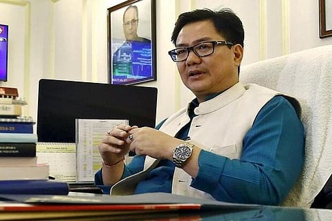 Former sports minister Kiren Rijiju (Image credit: Reuters)