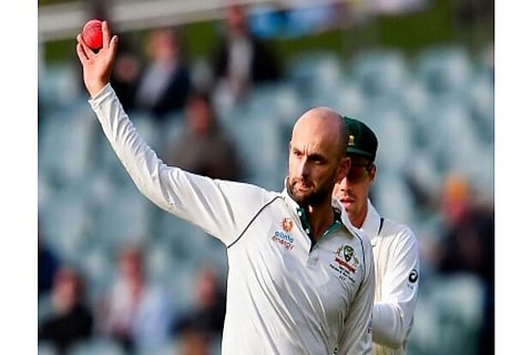 Australian spin bowler Nathan Lyon (Image source: IANS)