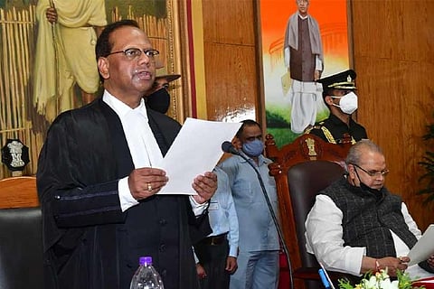 Justice Ranjit Vasantrao More sworn in as Meghalaya Chief Justice (Source: IANS)