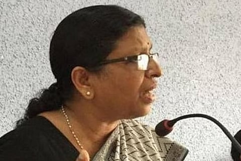 Commission chairperson P Satheedevi (Image source: Facebook)