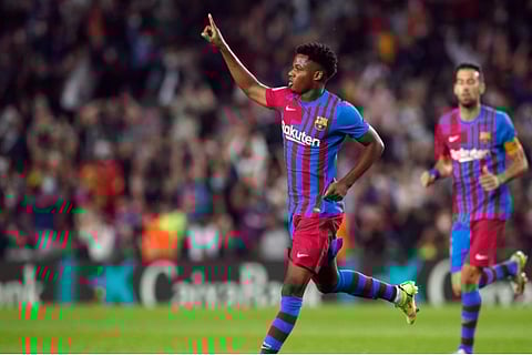 Ansu Fati of Barcelona (Source: IANS)