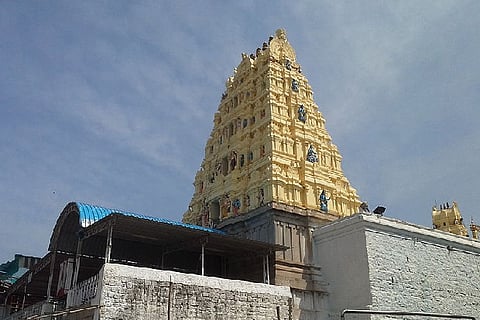 Yadadri Sri Laxminarasimha Swamy temple. Image Courtesy: Wikipedia