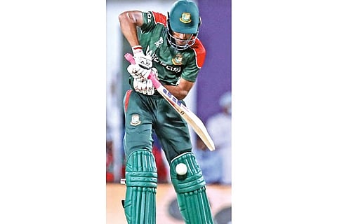 Opener Mohammad Naim gave Bangladesh a good start