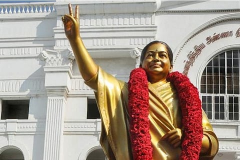 Former CM J Jayalalithaa Statue (File Photo)