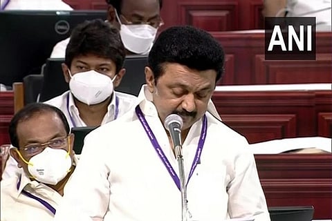 Tamil Nadu Cheif Minister MK Stalin (Image credit: ANI)