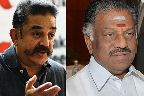 Kamal Haasan and O Panneerselvam (File Photo)