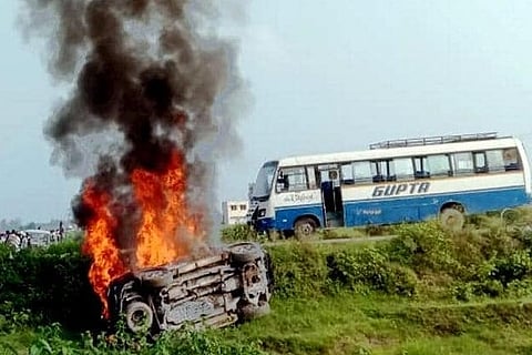 Uttar Pradesh Police's Special Investigation Team probing Lakhimpur Kheri violence case (Photo: PTI)