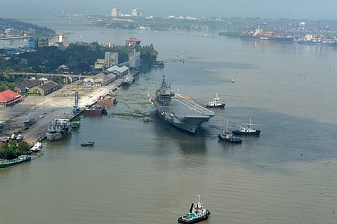 Indigenous aircraft carrier Vikrant (Source: IANS)