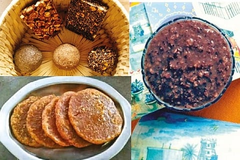 Palm jaggery, heritage rice and Millet sweets