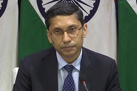 Ministry of External Affairs Arindam Bagchi (Image credit: ANI)