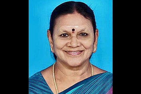 Former AIADMK Minister V Saroja (File Photo)