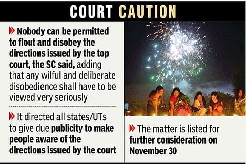 SC on firecracker ban: Can’t jeopardise health