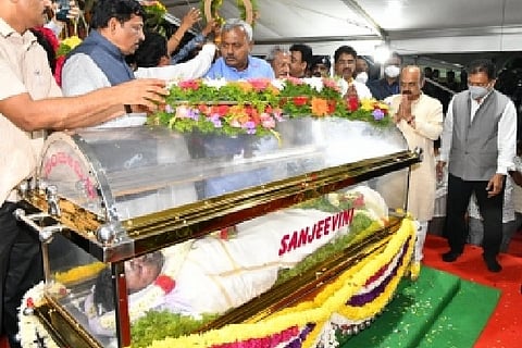Puneeth's mortal remains for public condolence.