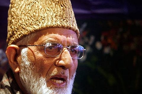 File photo: Syed Ali Shah Geelani