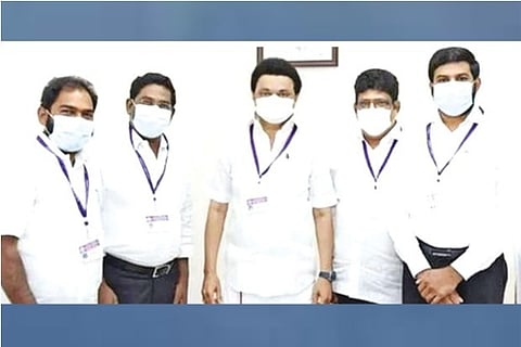 VCK MLAs thank CM MK Stalin for announcing a memorial for Iyothee Thasar in Chennai on Friday