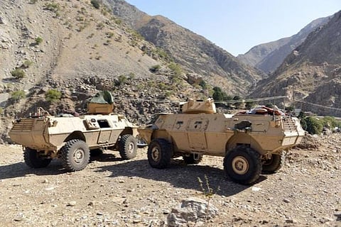 Armored vehicles seen in Panjshir Valley