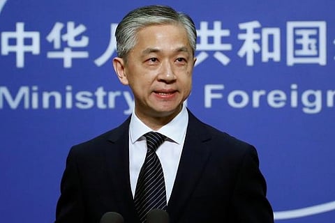 File Photo : Chinese Foreign Ministry spokesman Wang Wenbin