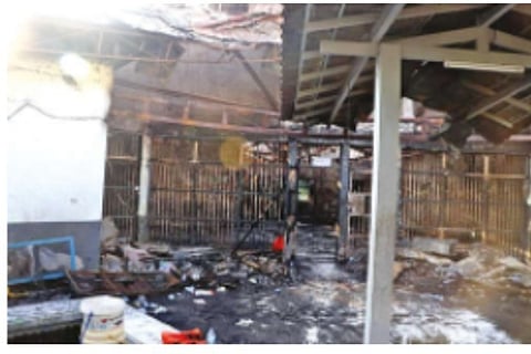 File Photo : Block C2 prison after a fire overnight at a jail in Tangerang