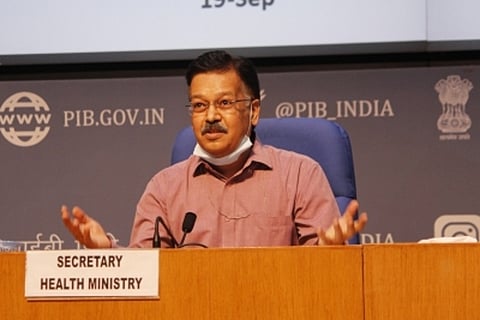Union Health Secretary Rajesh Bhushan