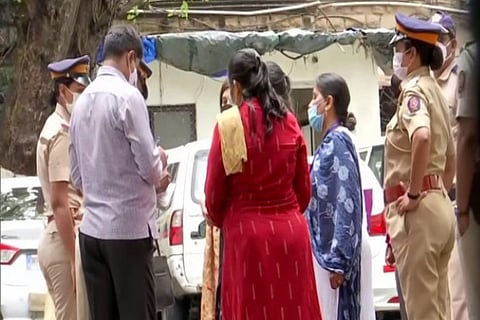 A team of NCW members visited the DGP office. Photo Credit: ANI