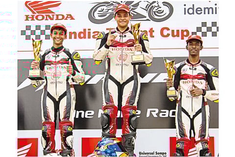 File Photo: Kavin Quintal (centre), Sarthak Chavan (left) and Geoffrey Emmanuel