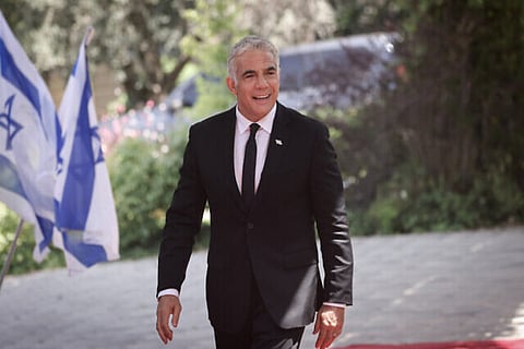 Israeli Foreign Minister Yair Lapid (File Photo)