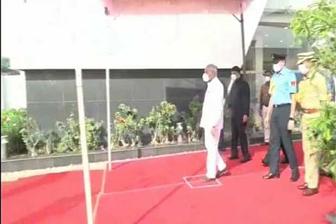 Farwell ceremony held for the outgoing Governor Banwarilal Purohit