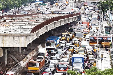 Construction of Koyambedu flyover (file photo)