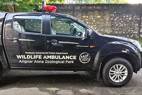 The new wildlife ambulance