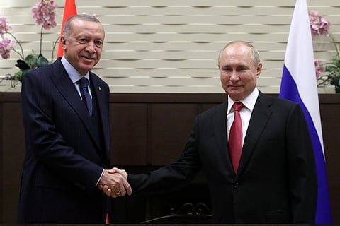 Turkey President Recep Tayyip Erdogan and Russian President Vladimir Putin (Reuters)