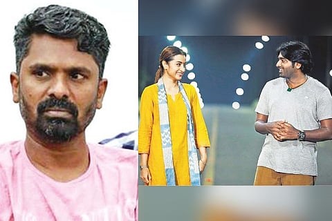 Director Premkumar (left), and a still from 96 (rght)