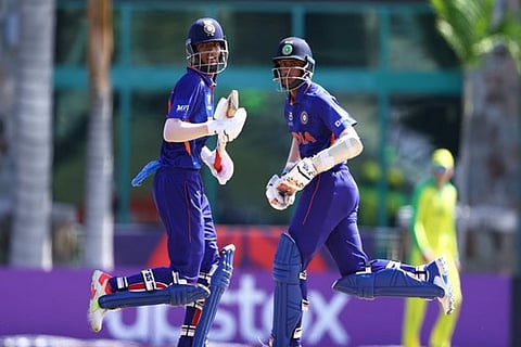 Cricketer Yash Dhull and Shaik Rasheed (Image Credit:ANI)