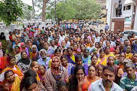 Bethel Nagar residents. File photo