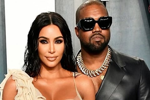 Actress Kim Kardashian and Rapper Kanye West (Image Credit: ANI)