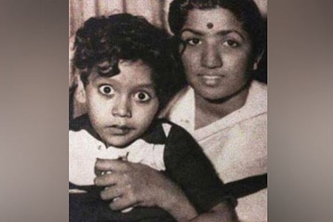 Bappi Lahiri with Lata Mangeshkar (Image source: Instagram)